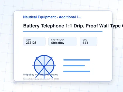 Battery Telephone 1:1 Drip, Proof Wall Type Odc-2310-1sn - Nautical Equipment - Additional Items - IMPA 372128 - UOM SET