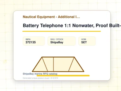 Battery Telephone 1:1 Nonwater, Proof Built-in Odc-2780-1k - Nautical Equipment - Additional Items - IMPA 372135 - UOM SET