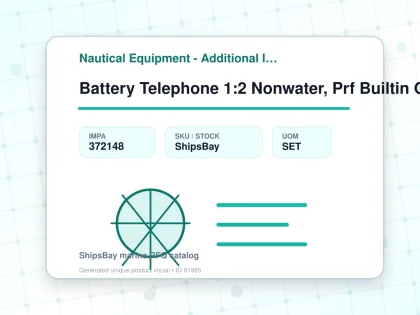 Battery Telephone 1:2 Nonwater, Prf Builtin Onwall Odc2784-1nk - Nautical Equipment - Additional Items - IMPA 372148 - UOM SET