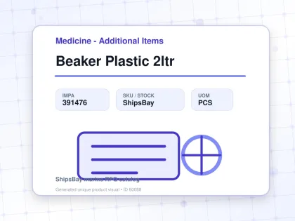 Beaker Plastic 2ltr - Medicine - Additional Items - IMPA 391476 - UOM PCS