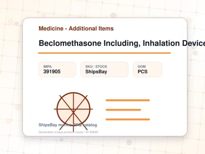 Beclomethasone Including, Inhalation Device 50 Microgrm - Medicine - Additional Items - IMPA 391905 - UOM PCS