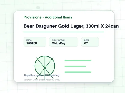 Beer Darguner Gold Lager, 330ml X 24can - Provisions - Additional Items - IMPA 100130 - UOM CT