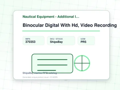 Binocular Digital With Hd, Video Recording - Nautical Equipment - Additional Items - IMPA 370353 - UOM PRS