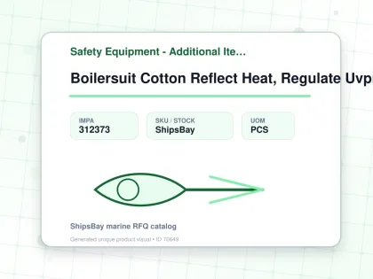 Boilersuit Cotton Reflect Heat, Regulate Uvprotect Navy 2xl - Safety Equipment - Additional Items - IMPA 312373 - UOM PCS