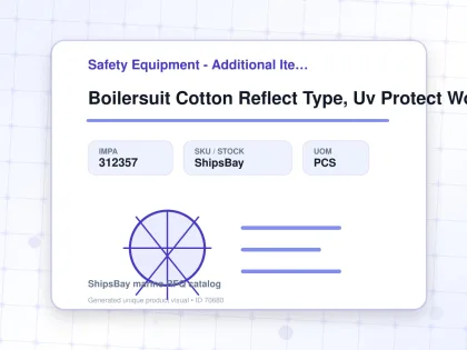 Boilersuit Cotton Reflect Type, Uv Protect Women Orange Xs - Safety Equipment - Additional Items - IMPA 312357 - UOM PCS