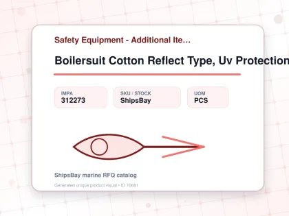 Boilersuit Cotton Reflect Type, Uv Protection Eco Green S - Safety Equipment - Additional Items - IMPA 312273 - UOM PCS