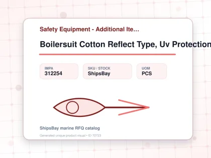 Boilersuit Cotton Reflect Type, Uv Protection White 3xl - Safety Equipment - Additional Items - IMPA 312254 - UOM PCS
