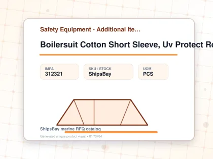 Boilersuit Cotton Short Sleeve, Uv Protect Reflect E.green S - Safety Equipment - Additional Items - IMPA 312321 - UOM PCS