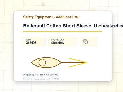 Boilersuit Cotton Short Sleeve, Uv/heat/reflect Grey S - Safety Equipment - Additional Items - IMPA 312405 - UOM PCS
