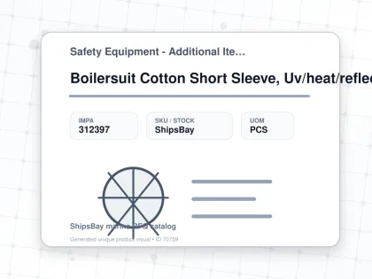 Boilersuit Cotton Short Sleeve, Uv/heat/reflect White 2xl - Safety Equipment - Additional Items - IMPA 312397 - UOM PCS