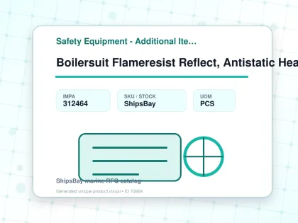 Boilersuit Flameresist Reflect, Antistatic Heat Reg Red 3xl - Safety Equipment - Additional Items - IMPA 312464 - UOM PCS