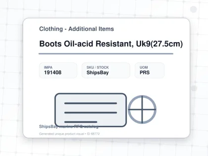 Boots Oil-acid Resistant, Uk9(27.5cm) - Clothing - Additional Items - IMPA 191408 - UOM PRS