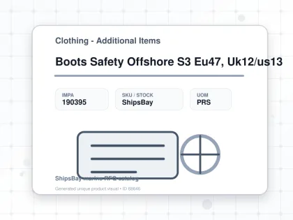 Boots Safety Offshore S3 Eu47, Uk12/us13 - Clothing - Additional Items - IMPA 190395 - UOM PRS