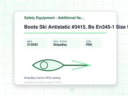 Boots Ski Antistatic #3415, Bs En345-1 Size Uk 12 (30.5cm) - Safety Equipment - Additional Items - IMPA 313542 - UOM PRS