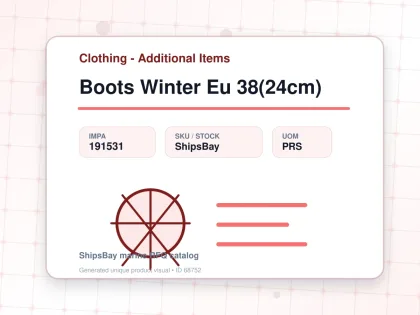 Boots Winter Eu 38(24cm) - Clothing - Additional Items - IMPA 191531 - UOM PRS