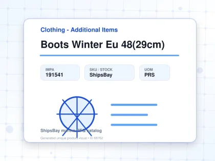 Boots Winter Eu 48(29cm) - Clothing - Additional Items - IMPA 191541 - UOM PRS