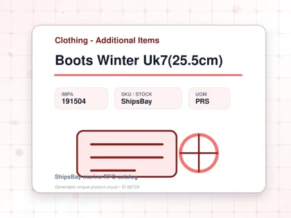 Boots Winter Uk7(25.5cm) - Clothing - Additional Items - IMPA 191504 - UOM PRS