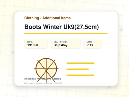 Boots Winter Uk9(27.5cm) - Clothing - Additional Items - IMPA 191508 - UOM PRS