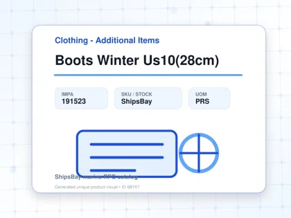 Boots Winter Us10(28cm) - Clothing - Additional Items - IMPA 191523 - UOM PRS