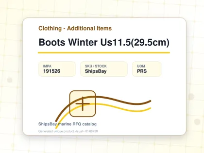 Boots Winter Us11.5(29.5cm) - Clothing - Additional Items - IMPA 191526 - UOM PRS