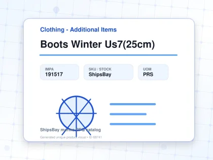 Boots Winter Us7(25cm) - Clothing - Additional Items - IMPA 191517 - UOM PRS