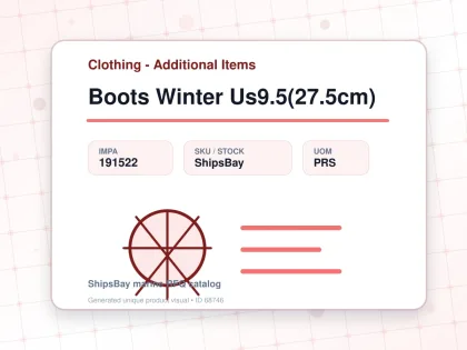 Boots Winter Us9.5(27.5cm) - Clothing - Additional Items - IMPA 191522 - UOM PRS