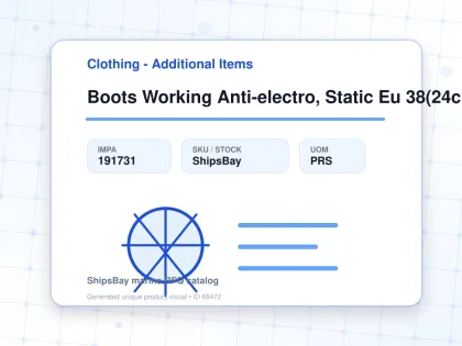 Boots Working Anti-electro, Static Eu 38(24cm) - Clothing - Additional Items - IMPA 191731 - UOM PRS