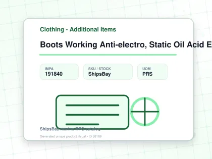 Boots Working Anti-electro, Static Oil Acid Eu 47(28.5cm) - Clothing - Additional Items - IMPA 191840 - UOM PRS