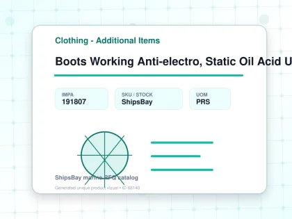 Boots Working Anti-electro, Static Oil Acid Uk8.5(27cm) - Clothing - Additional Items - IMPA 191807 - UOM PRS