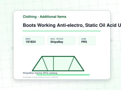 Boots Working Anti-electro, Static Oil Acid Us10.5(28.5cm) - Clothing - Additional Items - IMPA 191824 - UOM PRS