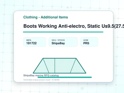 Boots Working Anti-electro, Static Us9.5(27.5cm) - Clothing - Additional Items - IMPA 191722 - UOM PRS
