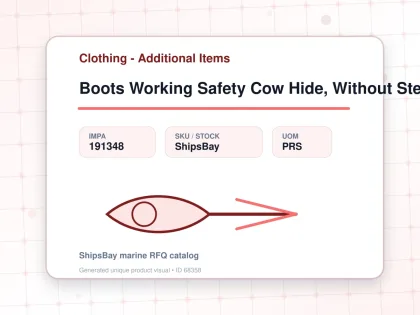 Boots Working Safety Cow Hide, Without Steel Toe 30cm - Clothing - Additional Items - IMPA 191348 - UOM PRS