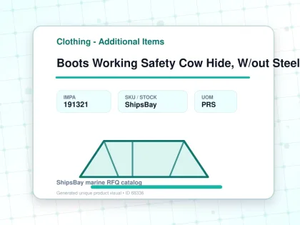 Boots Working Safety Cow Hide, W/out Steel Toe Us9(27cm) - Clothing - Additional Items - IMPA 191321 - UOM PRS