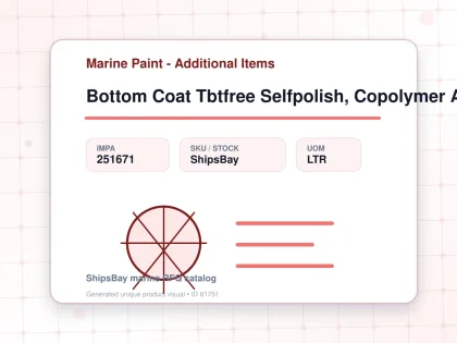 Bottom Coat Tbtfree Selfpolish, Copolymer Af Coast Anticorrosv - Marine Paint - Additional Items - IMPA 251671 - UOM LTR