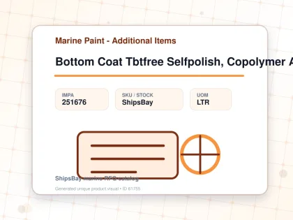 Bottom Coat Tbtfree Selfpolish, Copolymer Af Deepsea Tie-coat - Marine Paint - Additional Items - IMPA 251676 - UOM LTR