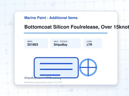 Bottomcoat Silicon Foulrelease, Over 15knot Foul Release - Marine Paint - Additional Items - IMPA 251803 - UOM LTR