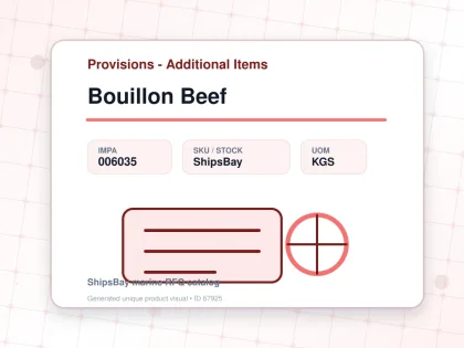 Bouillon Beef - Provisions - Additional Items - IMPA 006035 - UOM KGS