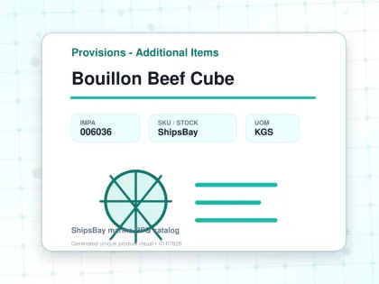 Bouillon Beef Cube - Provisions - Additional Items - IMPA 006036 - UOM KGS