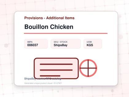Bouillon Chicken - Provisions - Additional Items - IMPA 006037 - UOM KGS