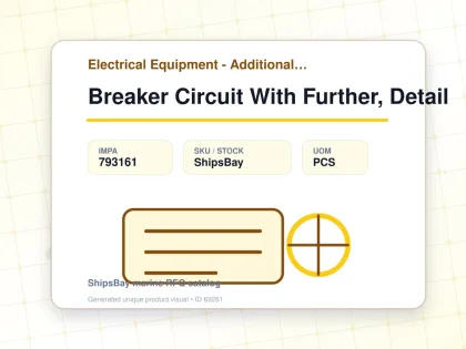 Breaker Circuit With Further, Detail - Electrical Equipment - Additional Items - IMPA 793161 - UOM PCS