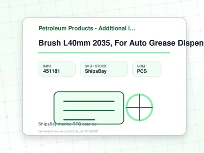 Brush L40mm 2035, For Auto Grease Dispenser - Petroleum Products - Additional Items - IMPA 451181 - UOM PCS