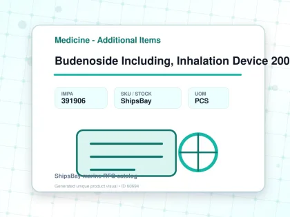 Budenoside Including, Inhalation Device 200 Microgrm - Medicine - Additional Items - IMPA 391906 - UOM PCS