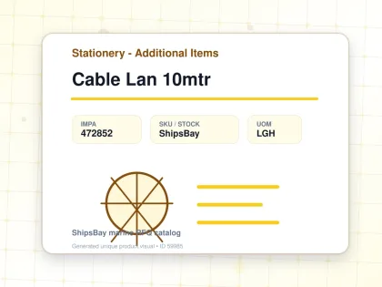 Cable Lan 10mtr - Stationery - Additional Items - IMPA 472852 - UOM LGH