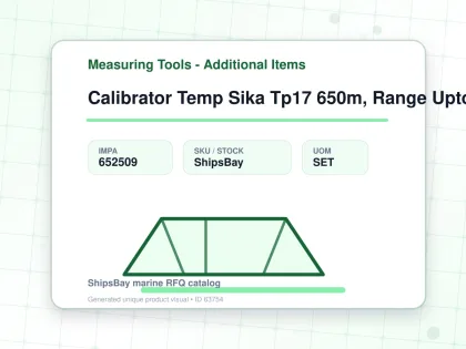 Calibrator Temp Sika Tp17 650m, Range Upto 650deg.c 230vac - Measuring Tools - Additional Items - IMPA 652509 - UOM SET