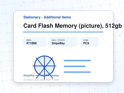 Card Flash Memory (picture), 512gb - Stationery - Additional Items - IMPA 471868 - UOM PCS