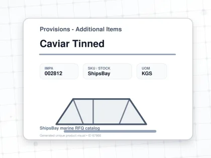 Caviar Tinned - Provisions - Additional Items - IMPA 002812 - UOM KGS