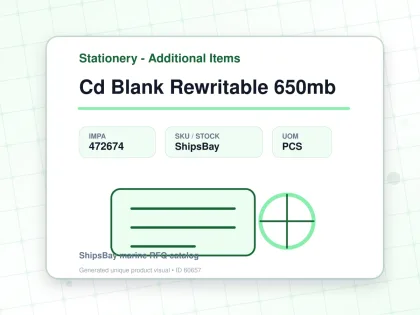 Cd Blank Rewritable 650mb - Stationery - Additional Items - IMPA 472674 - UOM PCS