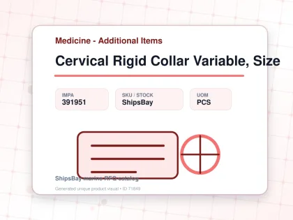 Cervical Rigid Collar Variable, Size - Medicine - Additional Items - IMPA 391951 - UOM PCS
