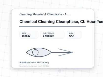 Chemical Cleaning Cleanphase, Cb Hocnf/cefas Approved 25ltr - Cleaning Material & Chemicals - Additional Items - IMPA 551529 - UOM CAN