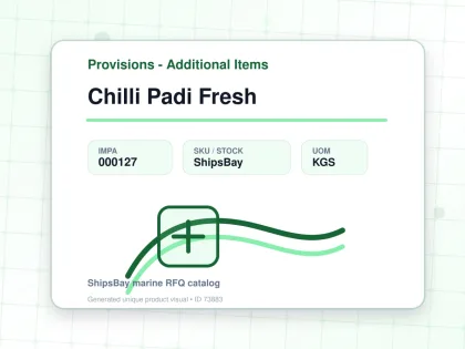 Chilli Padi Fresh - Provisions - Additional Items - IMPA 000127 - UOM KGS